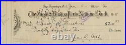 Tyrus Ty Cobb Hand Written & Signed Personal Check 1932 Psa Reviewed Bold Sig