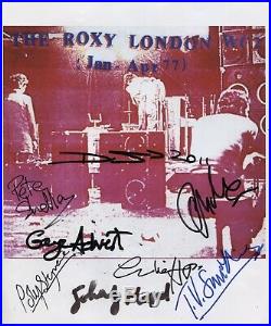 UK Punk X-Ray Spex, Buzzcocks Adverts + 7 More Signed Photo Genuine In Person