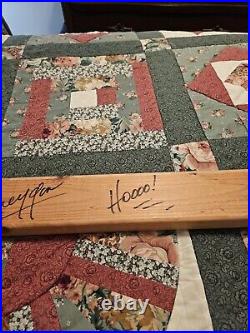 VERY RARE ITEM, 2X4 AUTOGRAPHED BY JIM HACKSAW DUGGIN, Personalized, NO COA