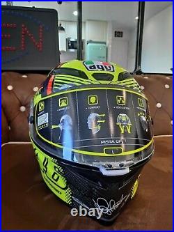 Valentino Rossi Original Hand Signed Genuine Helmet Autograph In Person 100%