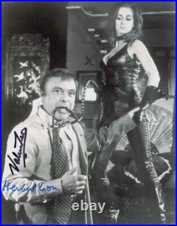 Valerie Leon & Herbert Lom In Person Signed Photo Fr Revenge Of The Pink Panther
