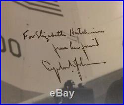 Vintage January 20, 1969 Lyndon B Johnson Framed Personalized Photo Signed
