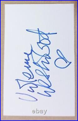 Vivienne Westwood Designer Hand Signed Autograph Card. In Person. Rare