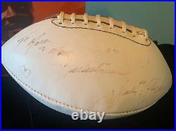 WALTER PAYTON SWEETNESS PERSONALIZED AUTOGRAPHED FOOTBALL Chicago Bears Legend
