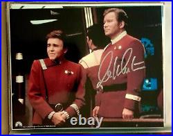 WILLIAM SHATNER AS JAMES T KIRK HAND SIGNED STAR TREK 10x8 PICTURE. IN PERSON