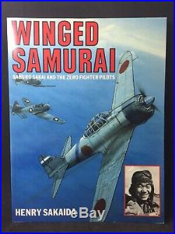 WINGED SAMURI Book-Signed in-person by Saburo Sakai in 1992