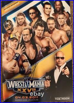 WWE UNDERTAKER Wrestlemania 27 Autograph Signed XXVII Official Program IN PERSON