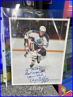 Wayne Gretzky Signed Autographed Edmonton Oilers 8x10 Photo Personalized