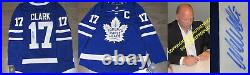 Wendel Clark Signed Autographed In-person Toronto Maple Leafs NHL Jersey Wth Coa