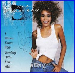 Whitney Houston In-person Signed Single Album / Finland! / Autograph