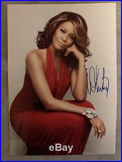 Whitney Houston Original Autogramm Signed Autograph IN PERSON 100% Inperson