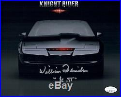 William Daniels Signed KITT Knight Rider 8x10 Photo IN PERSON Autograph JSA COA