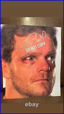 Wwe Chris Benoit Hand Signed In Person 9.5 X 11.5 Photo With Proof Rare Wwf