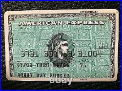Yankees Bobby Murcer Signed One-of-a-kind Orig. Personal American Express Card