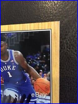 Zion Williamson Duke Future Stars Signed Autograph Basketball Card In Person